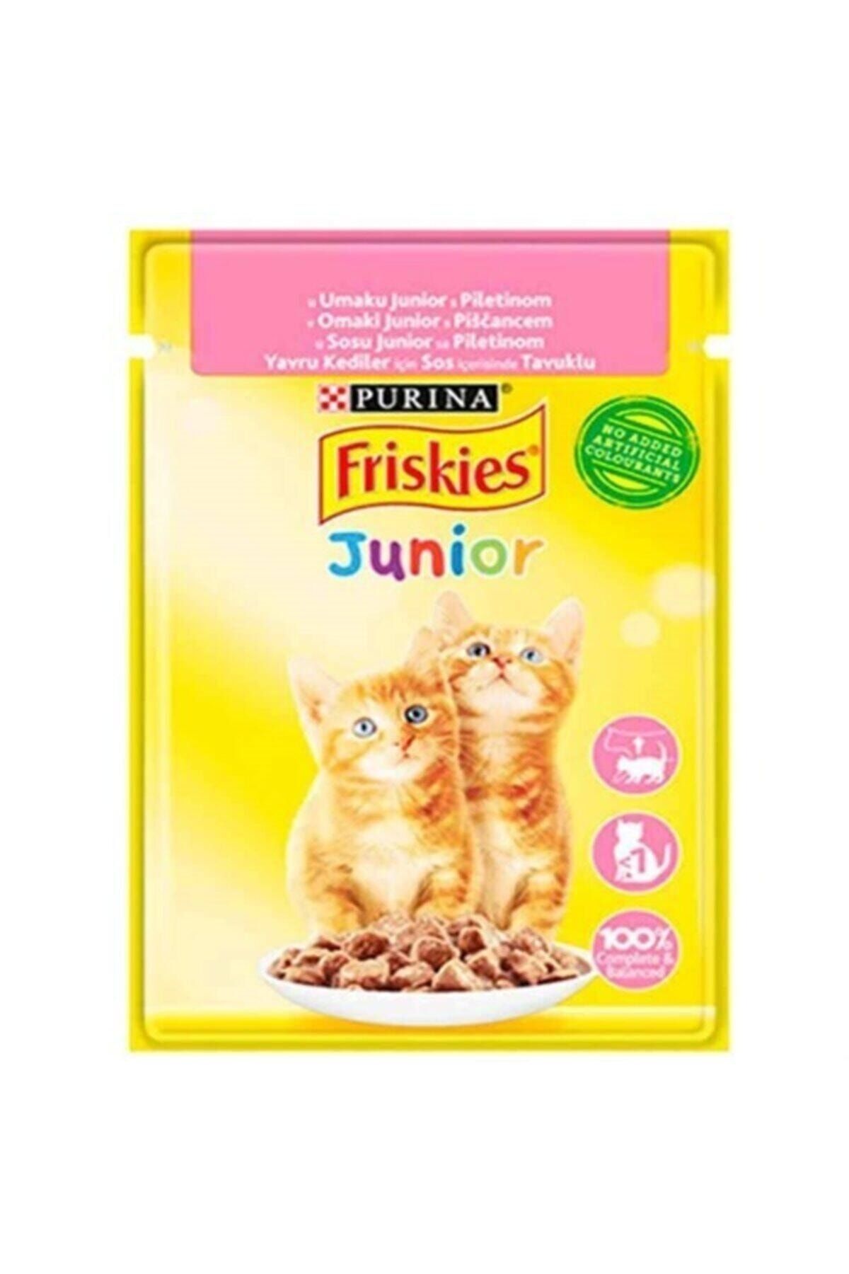 FRISKIES Yavru Tavuklu Pouch Yaş Kedi Maması 85 Gr - 26 Adet FRISKIES Yavru Tavuklu Pouch Yaş Kedi Maması 85 Gr - 26 Adet