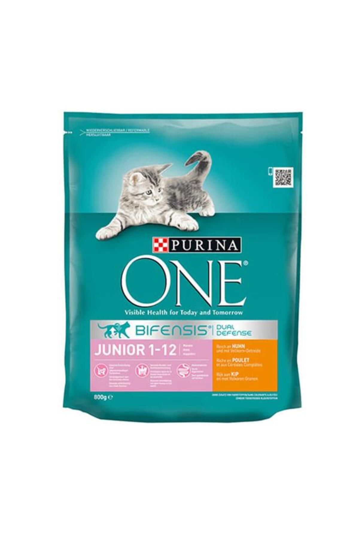 PURINA ONE Juniour Yavru TAVUKLU Kedi Maması 800 gr