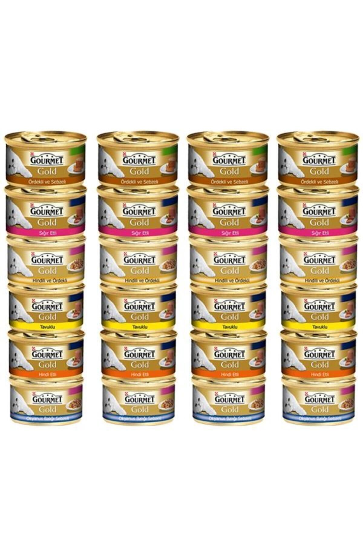 GOURMET GOLD KARIŞIK KEDİ KONSERVESİ 85 GR (24 ADET) GOURMET GOLD KARIŞIK KEDİ KONSERVESİ 85 GR (24 ADET)