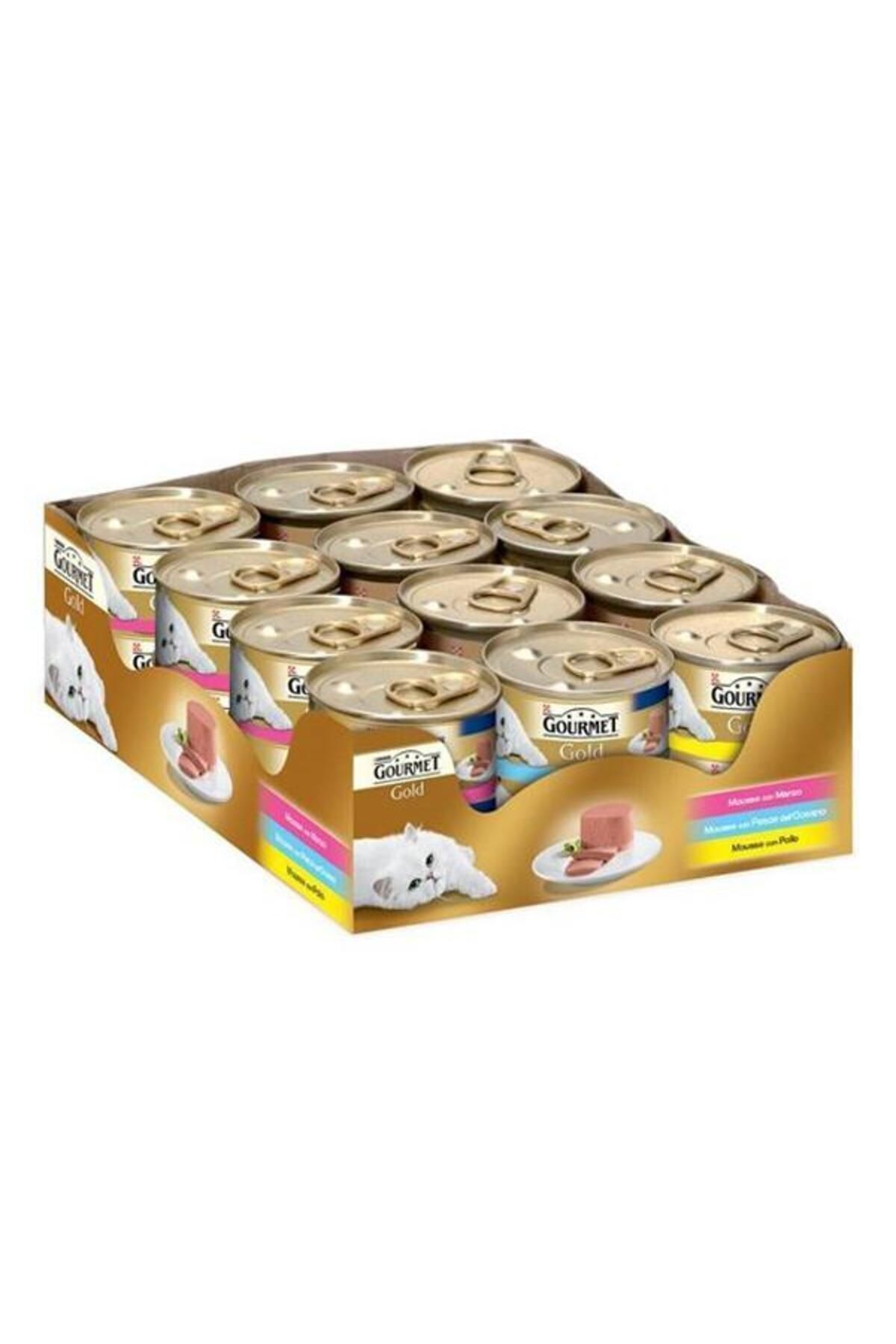 GOURMET GOLD KARIŞIK KEDİ KONSERVESİ 85 GR (24 ADET) GOURMET GOLD KARIŞIK KEDİ KONSERVESİ 85 GR (24 ADET)