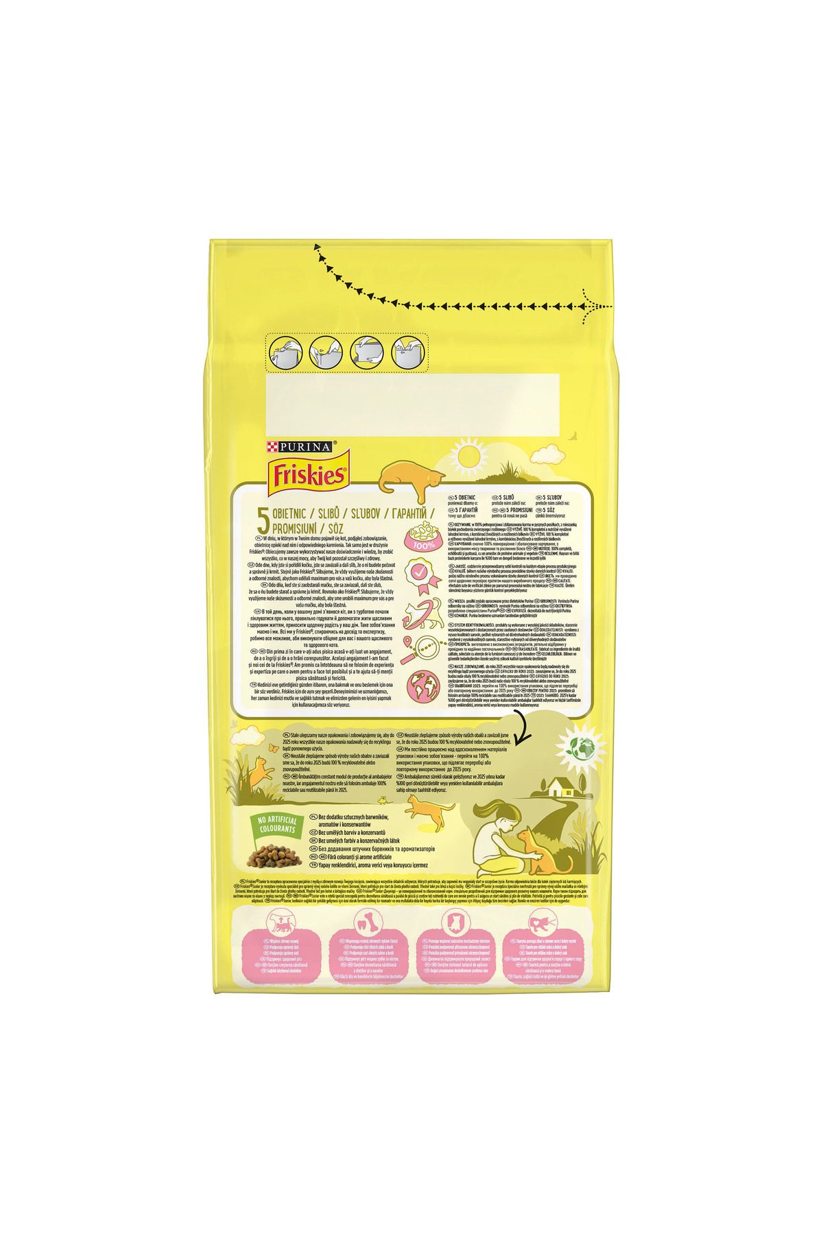 FRISKIES Junior Tavuk Süt Ve Sebzeli Yavru Kedi Maması 1.5 KG