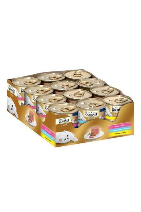 GOURMET GOLD KARIŞIK KEDİ KONSERVESİ 85 GR (24 ADET)