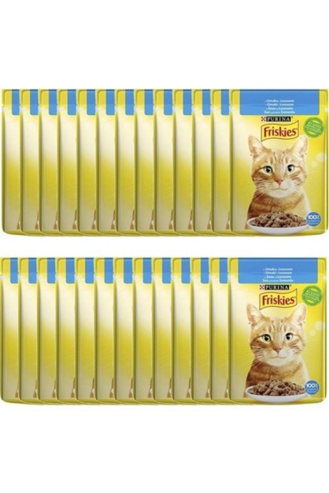 FRISKIES Somonlu Pouch Yaş Kedi Maması 85 Gr - 26 Adet