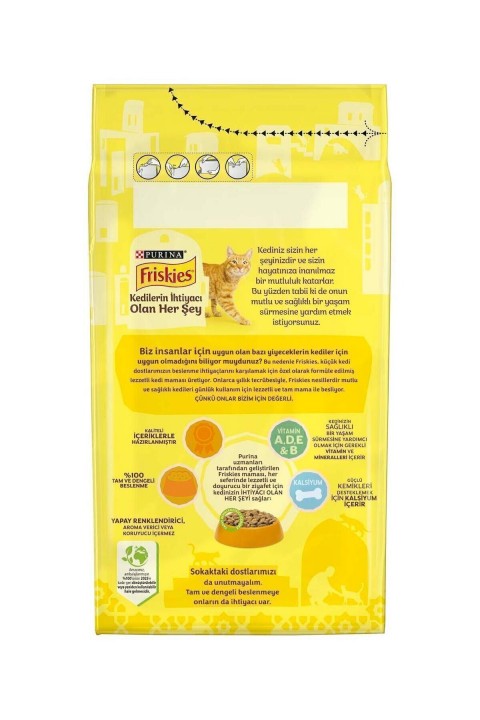 FRISKIES Tavuklu Kuru Kedi Maması 1.5 KG
