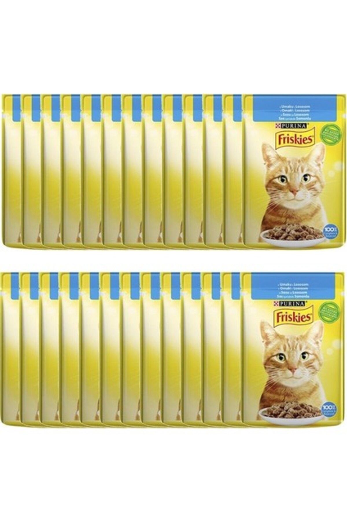 FRISKIES Somonlu Pouch Yaş Kedi Maması 85 Gr - 26 Adet FRISKIES Somonlu Pouch Yaş Kedi Maması 85 Gr - 26 Adet