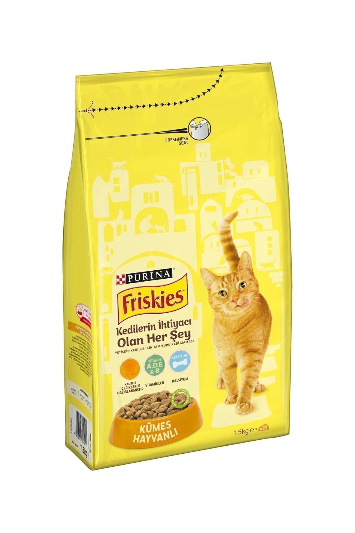 FRISKIES Tavuklu Kuru Kedi Maması 1.5 KG FRISKIES Tavuklu Kuru Kedi Maması 1.5 KG