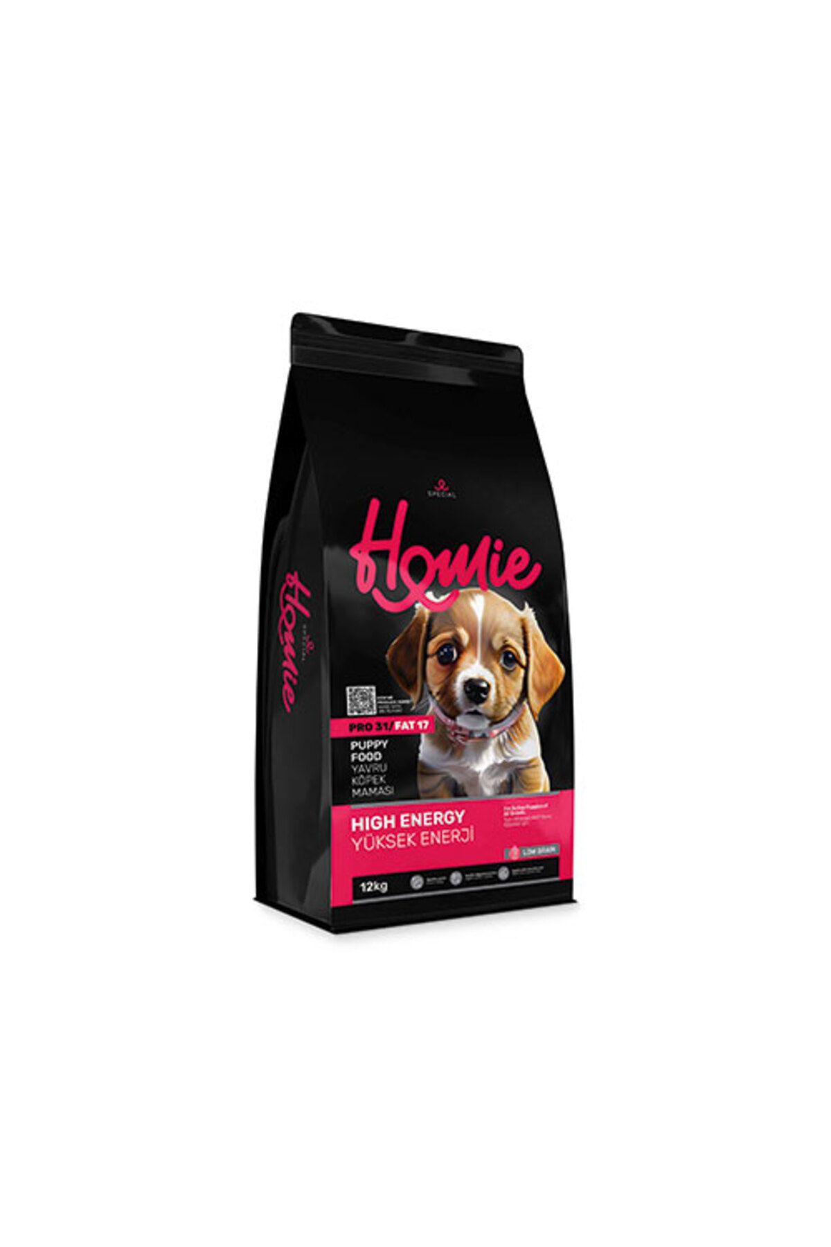 HOMIE Düşük Tahıllı Yüksek Enerjili Tavuklu Yavru Köpek Maması 12 Kg HOMIE Düşük Tahıllı Yüksek Enerjili Tavuklu Yavru Köpek Maması 12 Kg