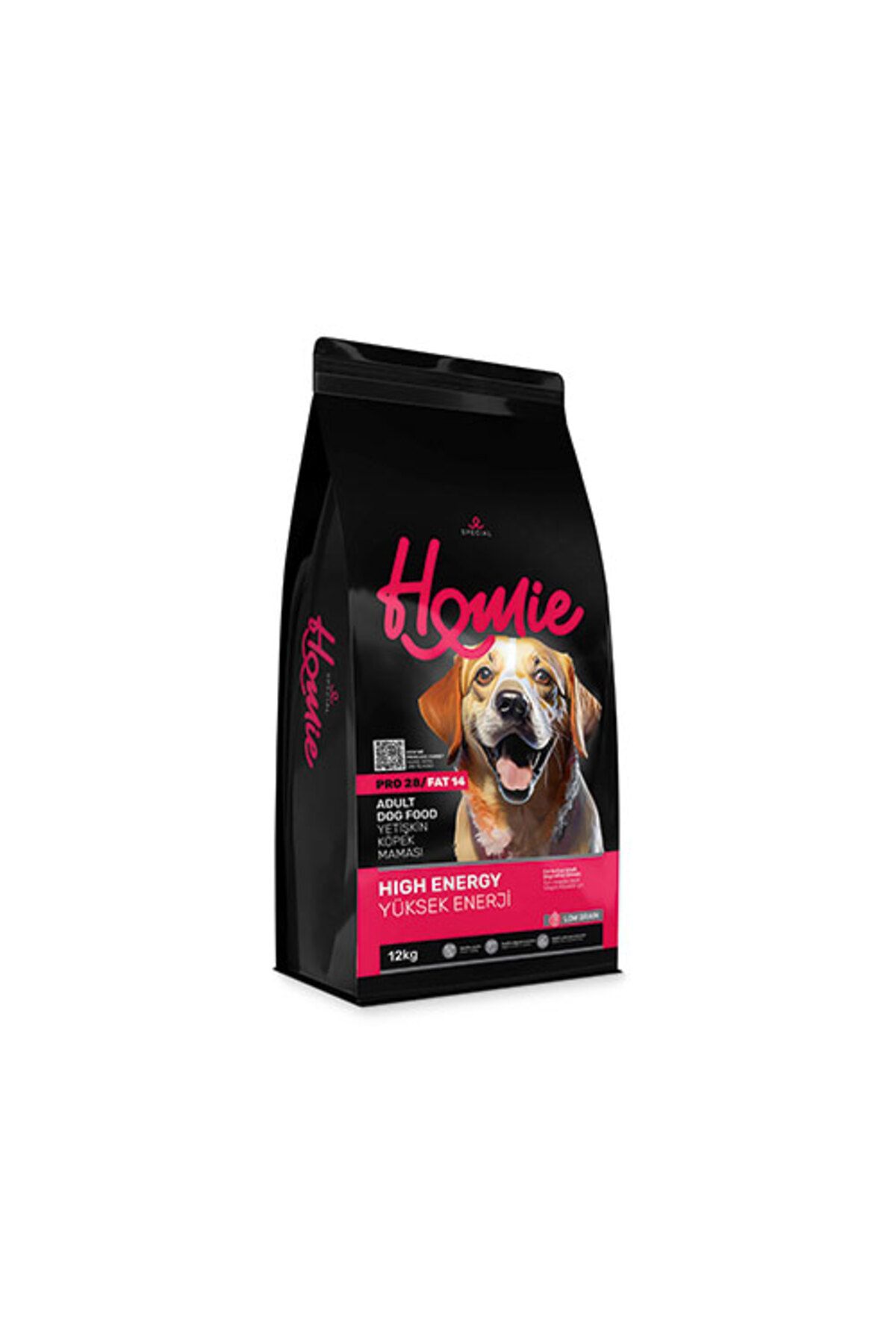HOMIE Düşük Tahıllı Yüksek Enerjili Tavuklu Yetişkin Köpek Maması 12 Kg HOMIE Düşük Tahıllı Yüksek Enerjili Tavuklu Yetişkin Köpek Maması 12 Kg